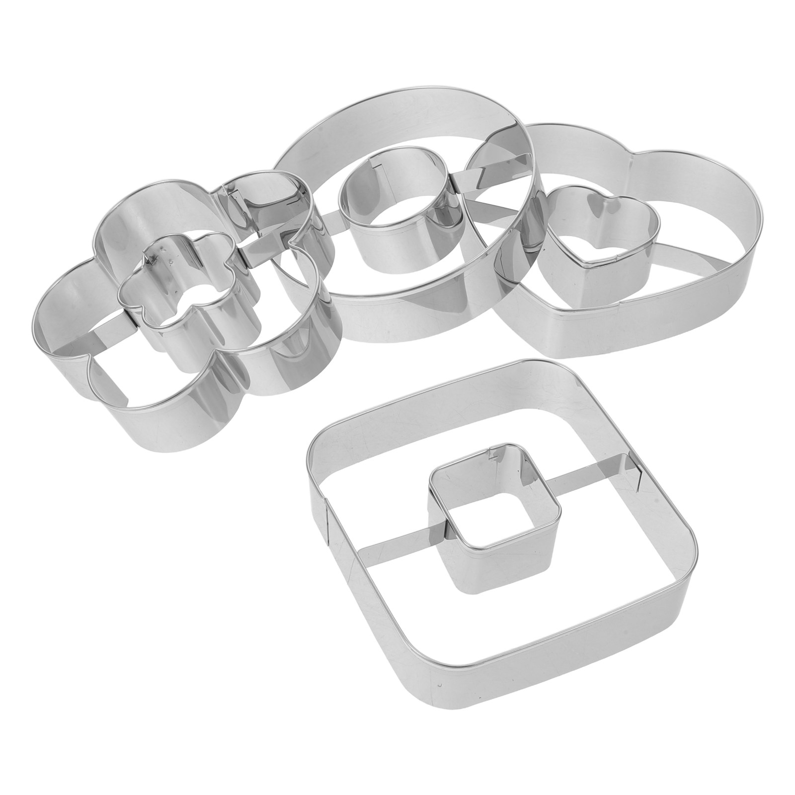 Cookie Cutter Set - مجموعة قواطع بسكويت الدونات 4 قطع