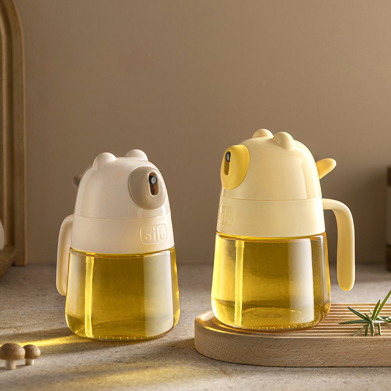 Kitchen Glass Baking Set - الصحافة نوع الزجاج رذاذ الزيت زجاجة