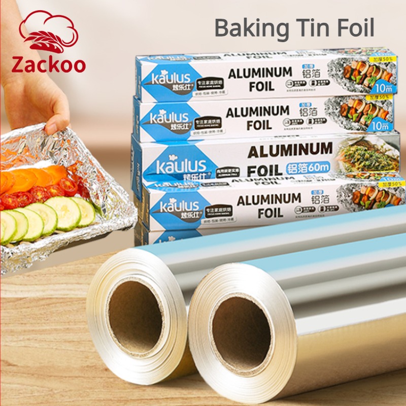 Kitchen Paper For Baking - Zackoo 10/20/40 متر رقائق الألومنيوم للخبز