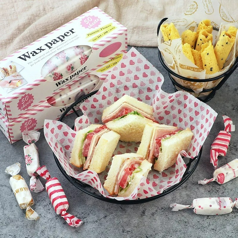 Kitchen Paper For Baking - 50 قطعة من ورق تغليف الطعام