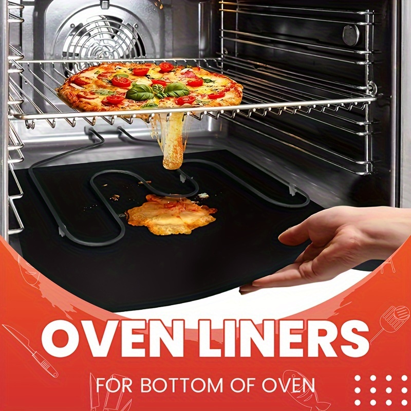Super Kitchen Baking Mat - 2 قطعة بطانات الفرن لأسفل الميكروويف