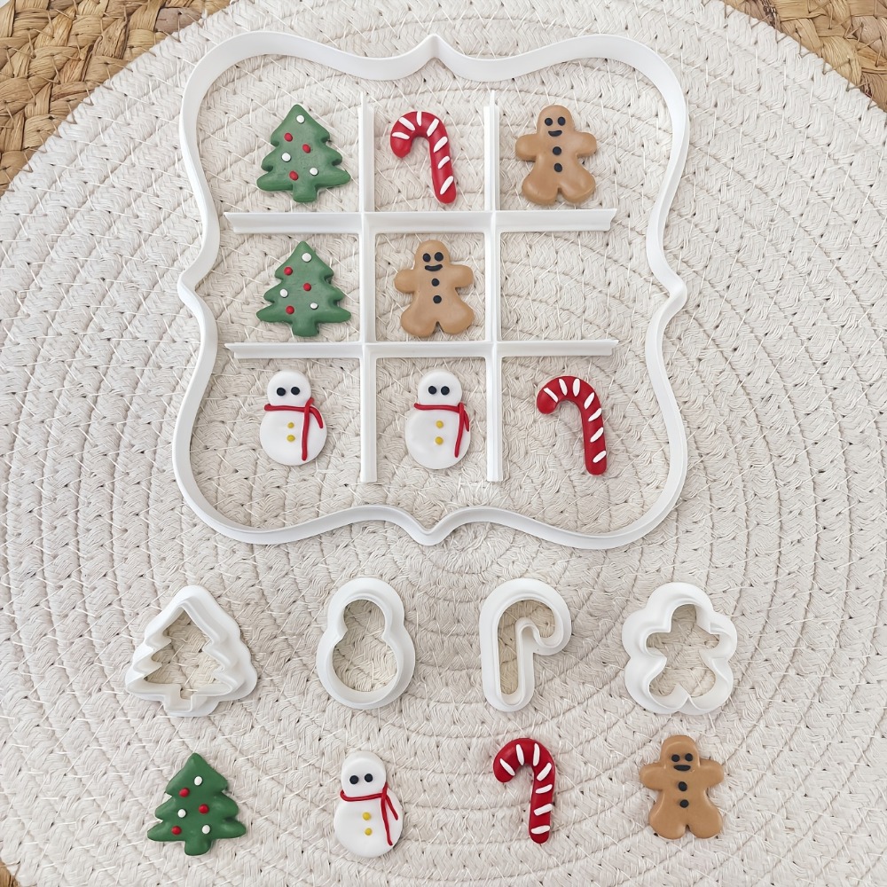 Cookie Cutter Set - مجموعة قوالب بسكويت تيك تاك تو