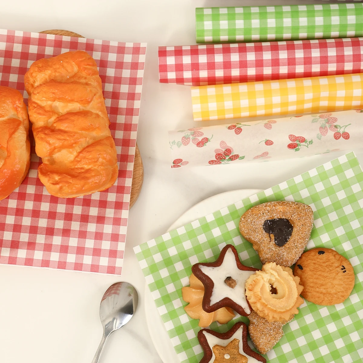 Kitchen Paper For Baking - 50 قطعة من ورق التغليف المقاوم