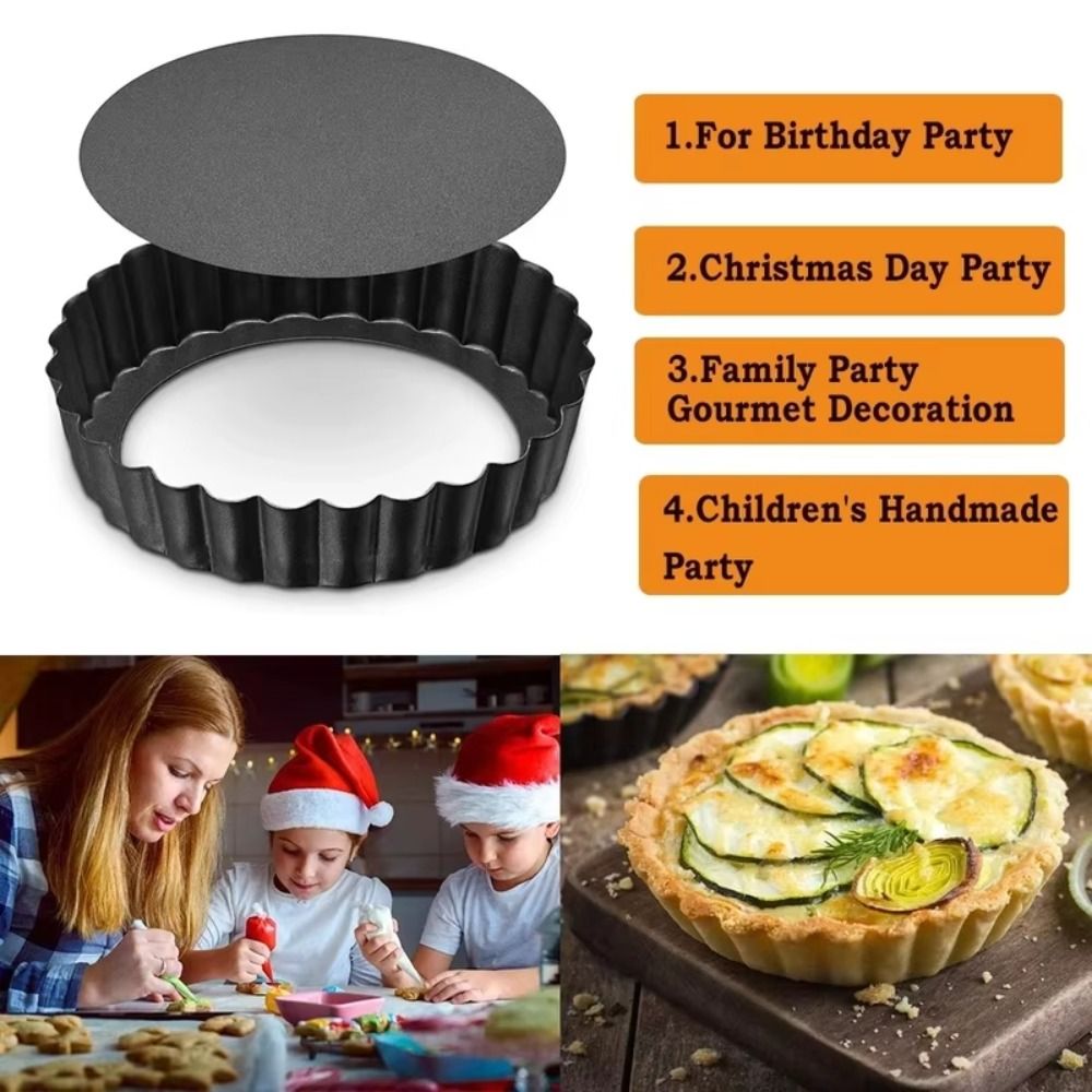 Tart Pan Loose - قوالب تارت بقاعدة قابلة للإزالة، غير