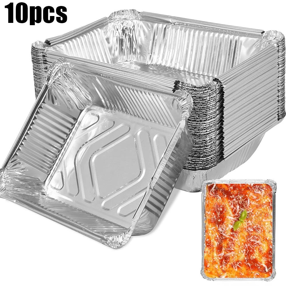 Kitchen Oven Baking Pans - 10 قطعة المتاح الألومنيوم احباط الغذاء