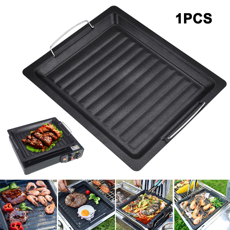 Kitchen Oven Baking Pans - مقلاة شواء مربعة سميكة للاستخدام الخارجي