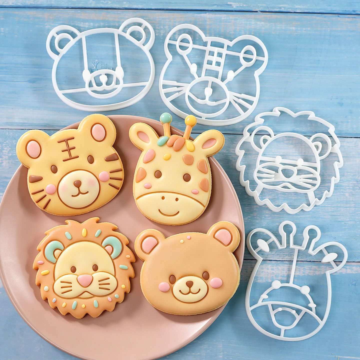 Cookie Cutter Set - مجموعة من 4 قطع قوالب تشكيل