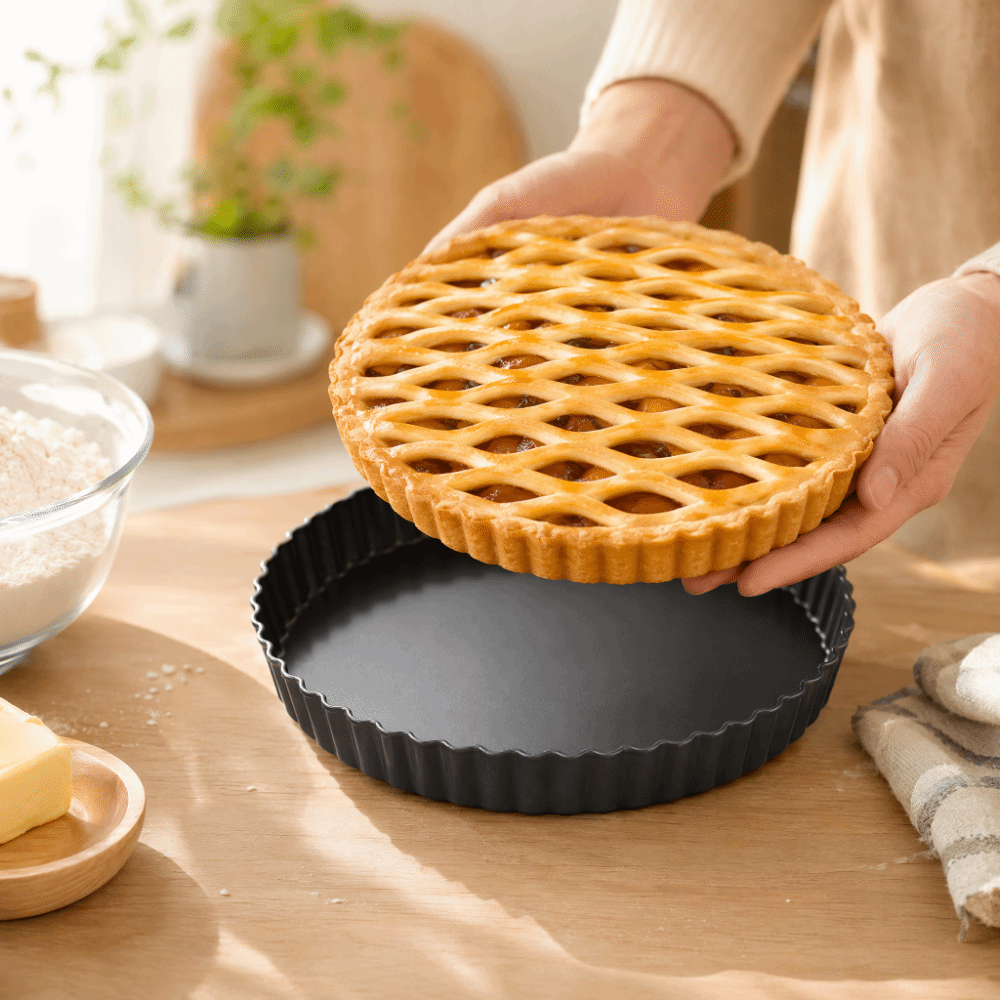 Tart Pan Loose - صينية تارت احترافية من الفولاذ الكربوني
