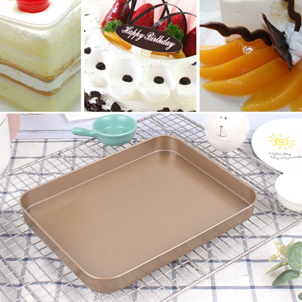 Kitchen Oven Baking Pans - صينية كيك مستطيلة من الفولاذ الكربوني