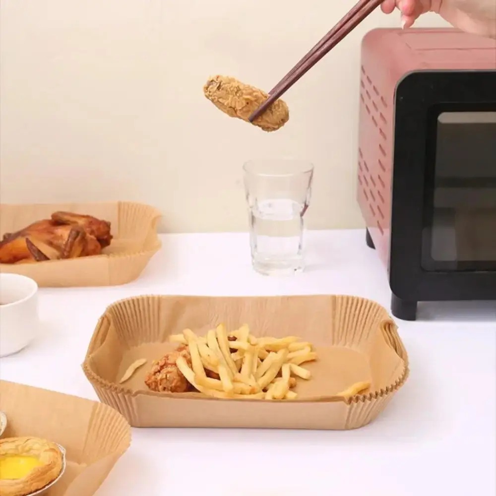 50/100 قطعة ورق قلاية هوائية م - مراجعة Kitchen Paper For Baking وسعره