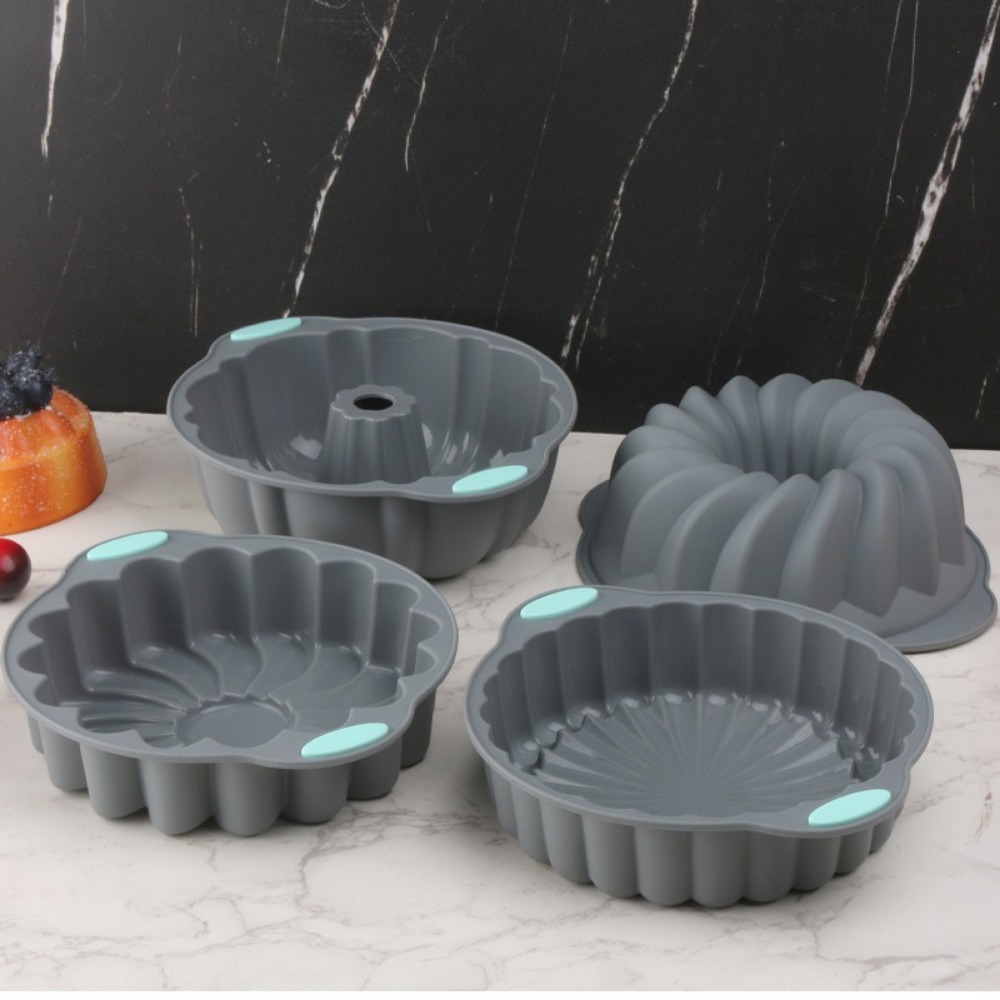 سيليكون كعكة قوالب مقاومة للحر - مراجعة Kitchen Oven Baking Pans وسعره