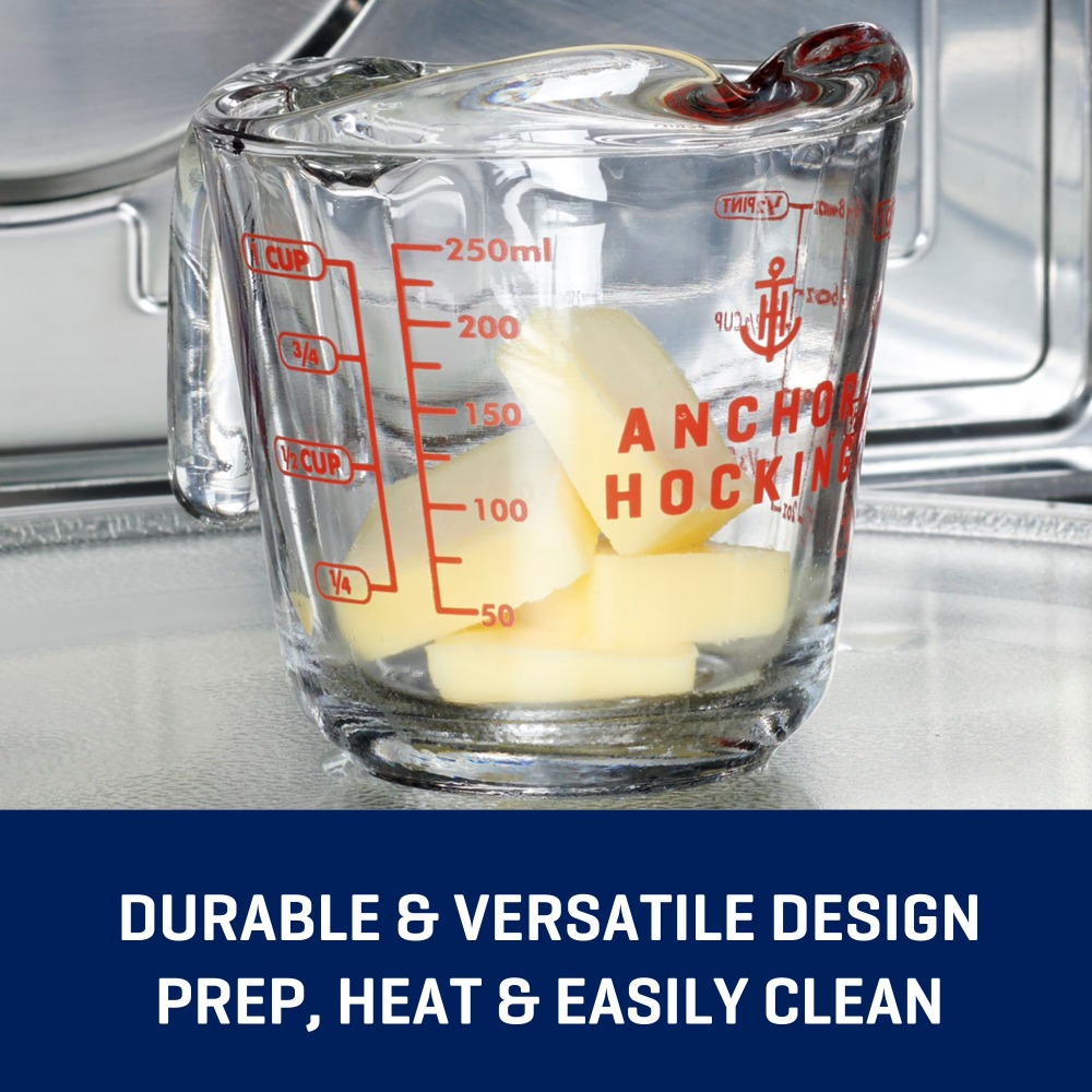 طقم أكواب قياس زجاجية من قطعتي - مراجعة Kitchen Glass Baking Set وسعره