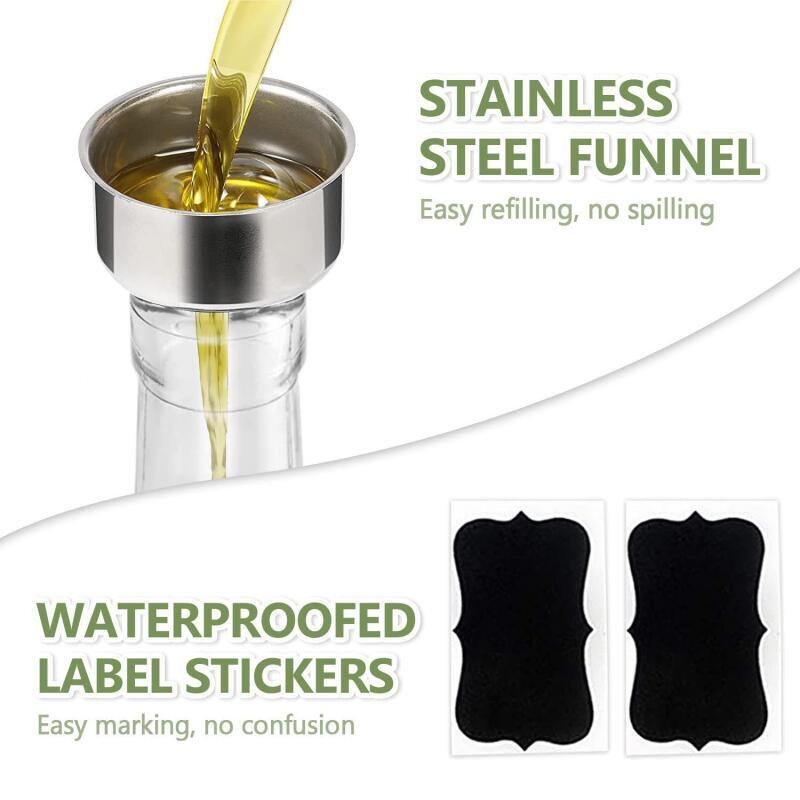 موزع زيت وخل زجاجي للمطبخ سعة  - مراجعة Kitchen Glass Baking Set وسعره