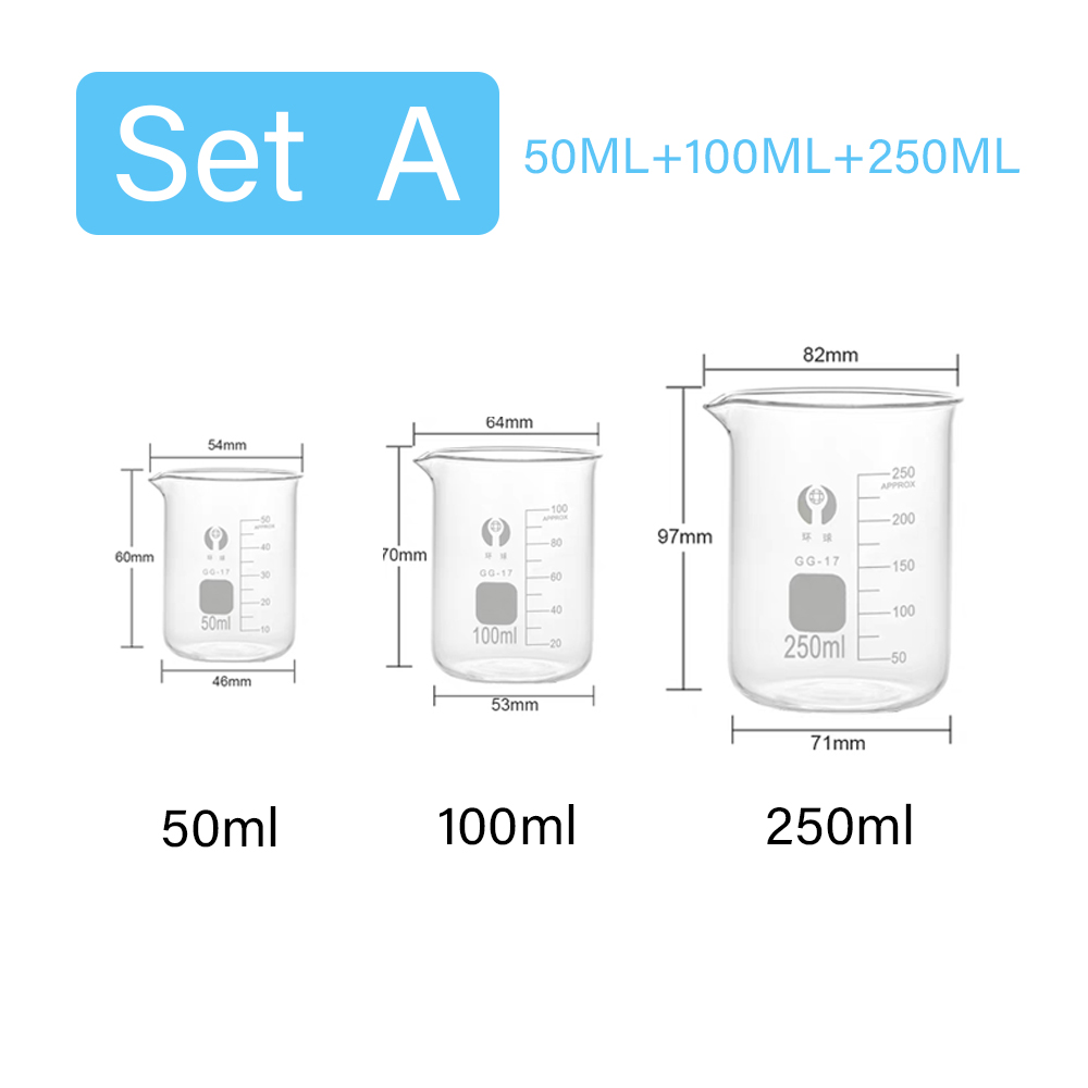 طقم أكواب قياس زجاجية 3 قطع/مج - مراجعة Kitchen Glass Baking Set وسعره