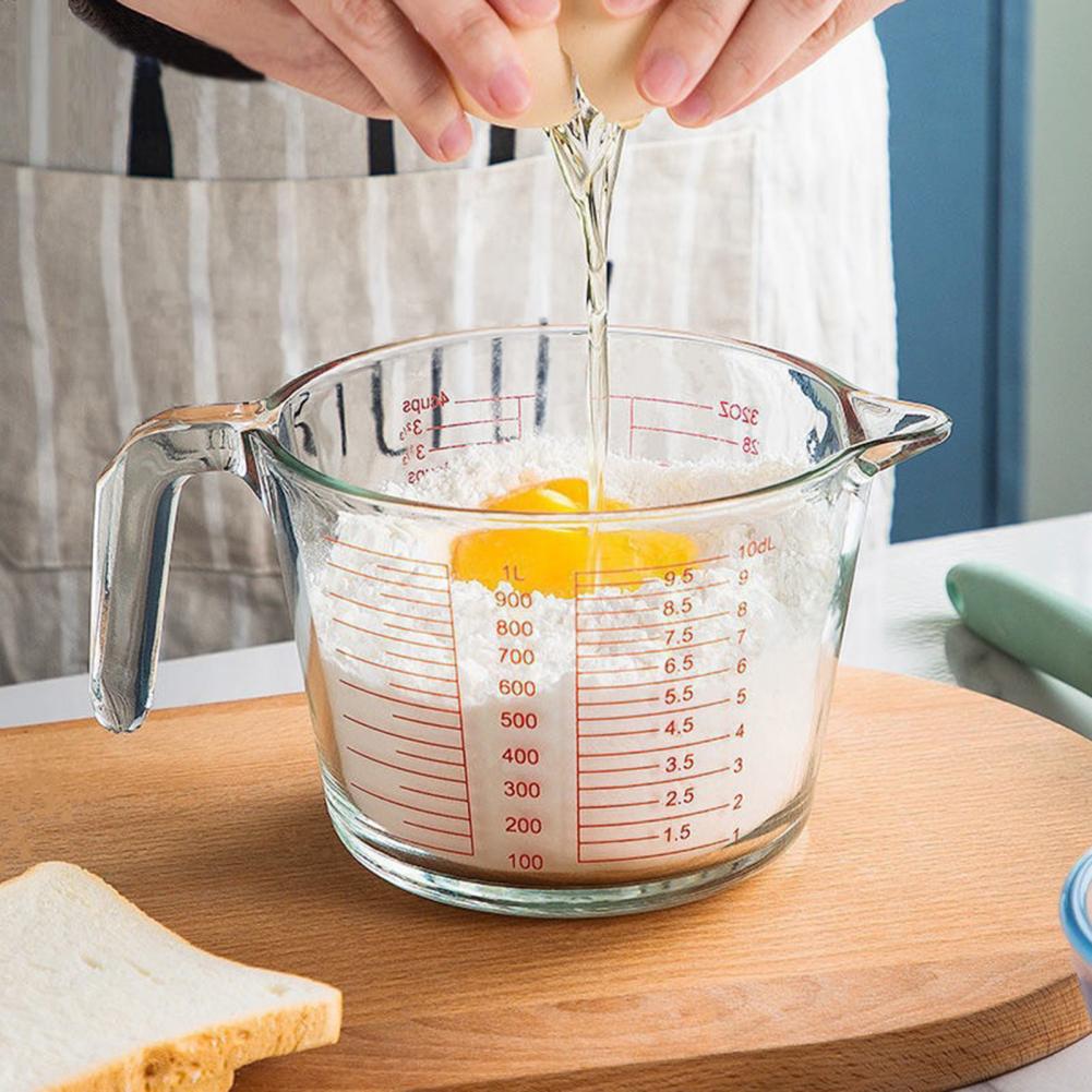 مجموعة أكواب قياس من 3 قطع، أك - مراجعة Kitchen Glass Baking Set وسعره