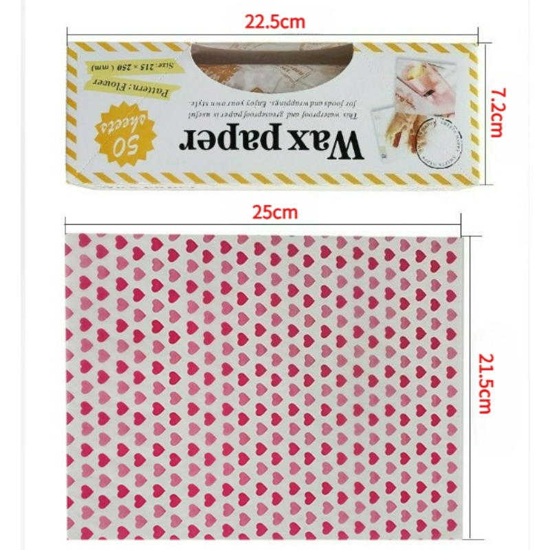 50 قطعة من ورق تغليف الطعام ال - مراجعة Kitchen Paper For Baking وسعره