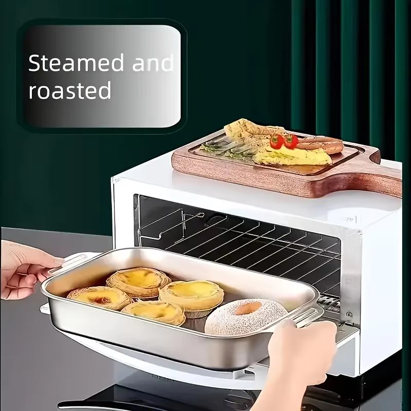 صواني خبز عميقة من الفولاذ الم - مراجعة Kitchen Oven Baking Pans وسعره