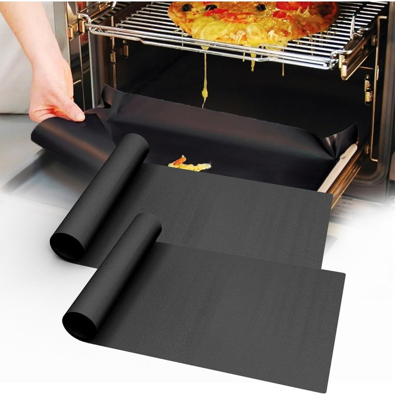 2 قطعة بطانات الفرن لأسفل المي - مراجعة Super Kitchen Baking Mat وسعره