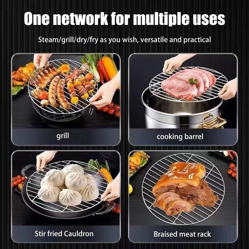 شبكة شواء دائرية من الفولاذ ال - مراجعة Super Kitchen Baking Mat وسعره
