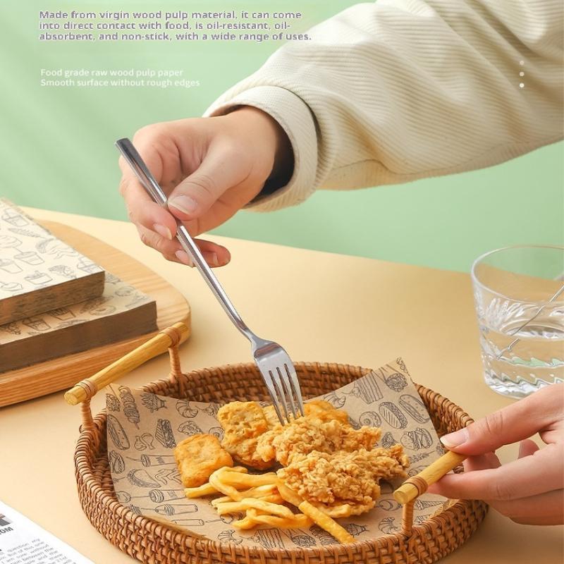 100 قطعة النفط واقية الخبز الغ - مراجعة Kitchen Paper For Baking وسعره