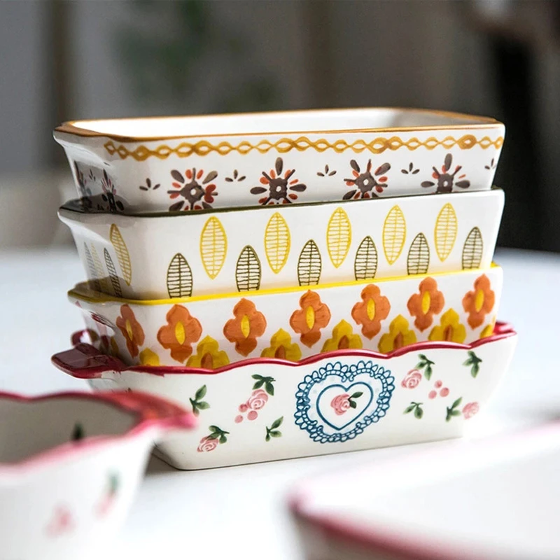طبق خبز سيراميك تحميص لازانيا  - مراجعة Kitchen Oven Baking Pans وسعره