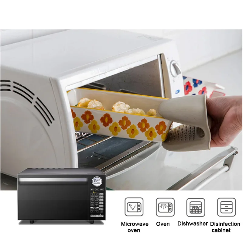طبق خبز سيراميك تحميص لازانيا  - مراجعة Kitchen Oven Baking Pans وسعره