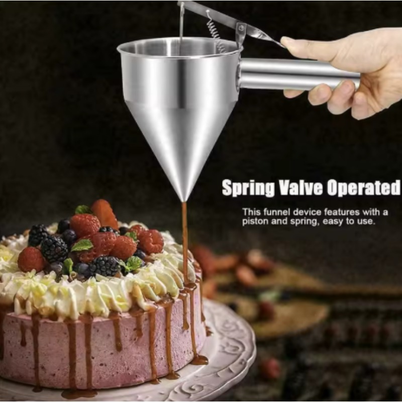 موزع سوائل من الفولاذ المقاوم  - مراجعة Kitchen Baking Store وسعره