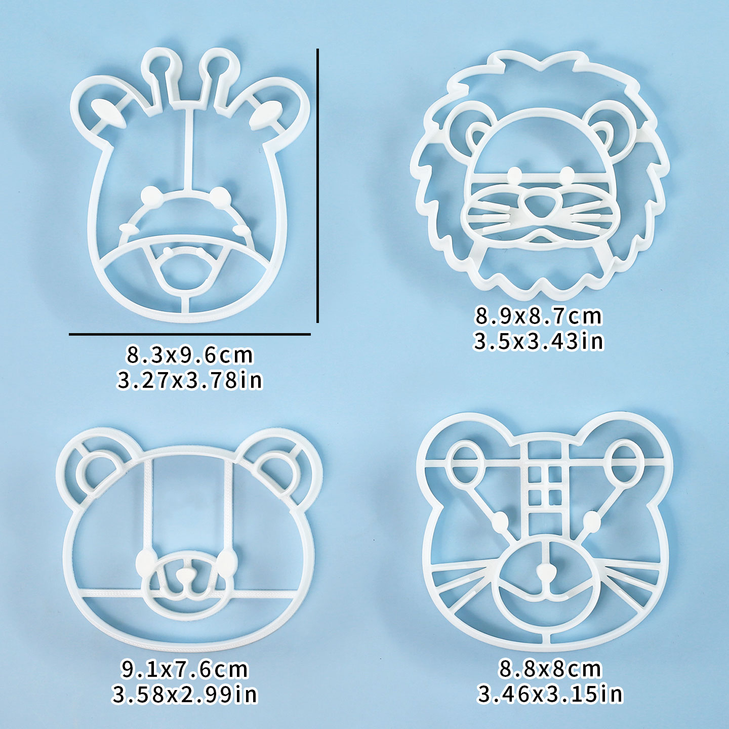 مجموعة من 4 قطع قوالب تشكيل ال - مراجعة Cookie Cutter Set وسعره
