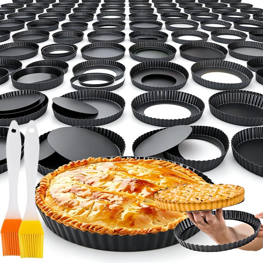 قطعتان من قالب فطيرة بحافة ممو - مراجعة Tart Pan Loose وسعره