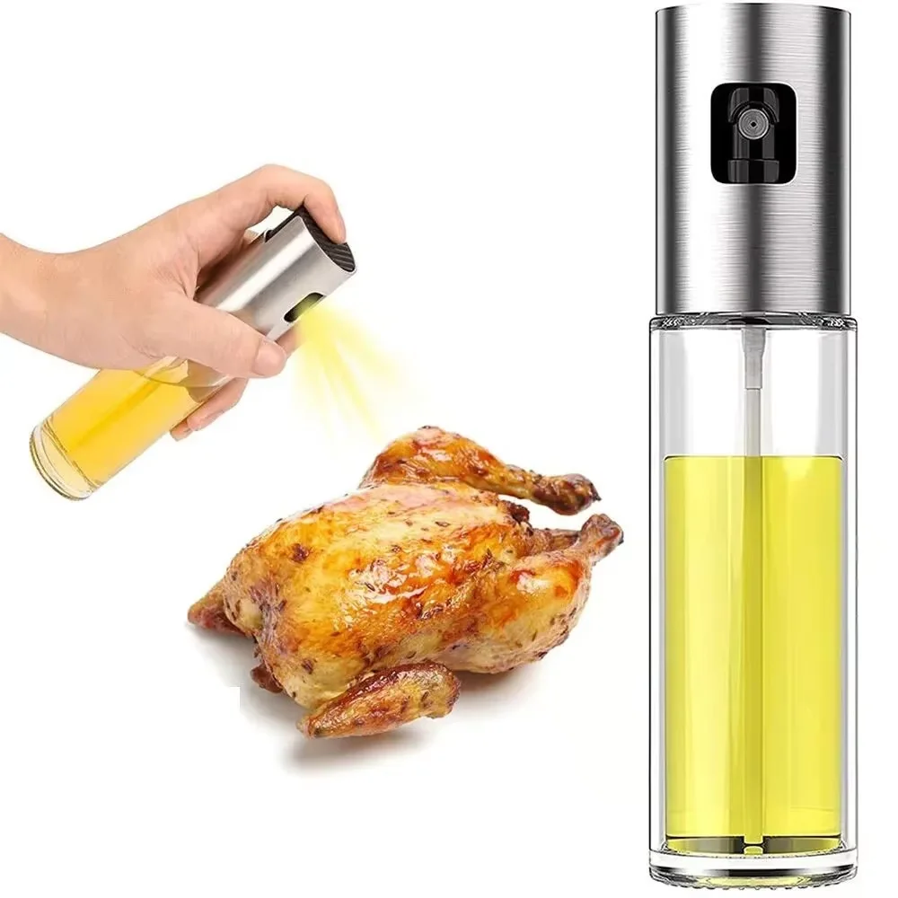 بخاخ زيت زجاجي لطهي رذاذ الزيت - مراجعة Kitchen Glass Baking Set وسعره