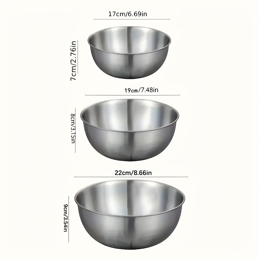 طقم أوعية سلطة من الفولاذ المق - مراجعة Kitchen Baking Store وسعره