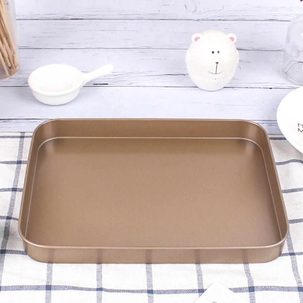 صينية كيك مستطيلة من الفولاذ ا - مراجعة Kitchen Oven Baking Pans وسعره