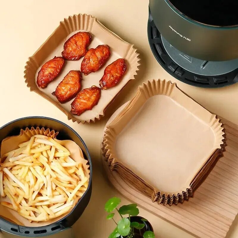 50 قطعة من أوراق القلي بالهواء - مراجعة Kitchen Paper For Baking وسعره