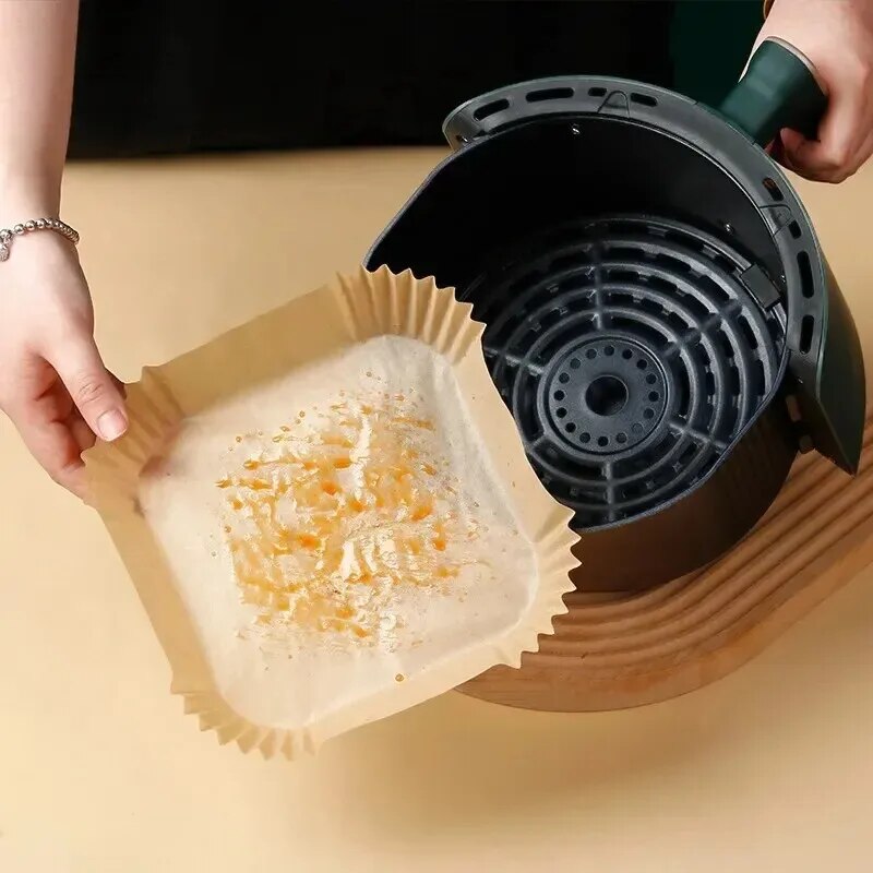 50 قطعة من أوراق القلي بالهواء - مراجعة Kitchen Paper For Baking وسعره