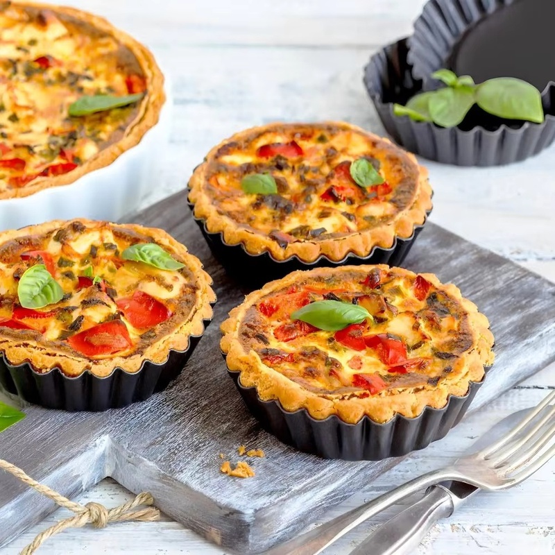 قالب تارت قابل للإزالة من الأس - مراجعة Kitchen Oven Baking Pans وسعره
