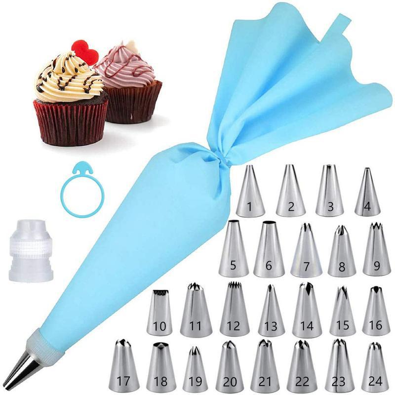 أدوات تزيين الكيك بالفوهة، معد - مراجعة Kitchen Baking Store وسعره