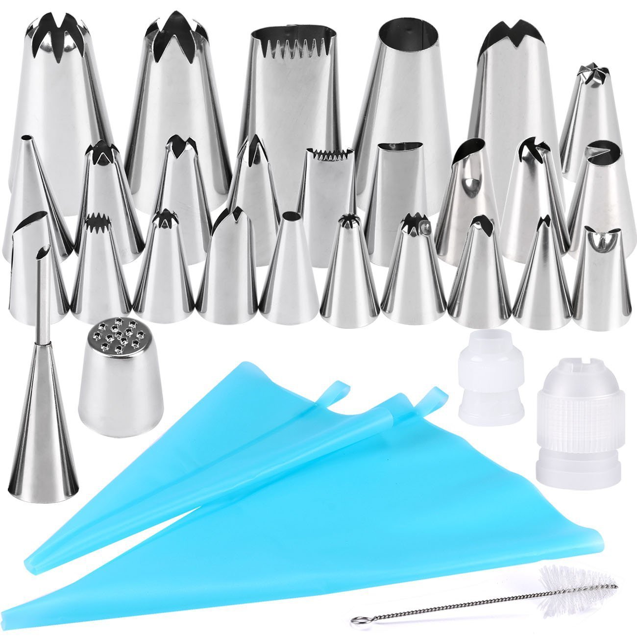 أدوات تزيين الكيك بالفوهة، معد - مراجعة Kitchen Baking Store وسعره